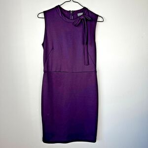The Limited Plum Mock Neck Sleeveless Dress Womens Size 2